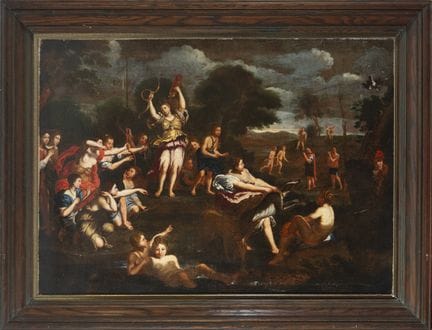 Diana und ihre Nymphen – Italienische Schule – 17.