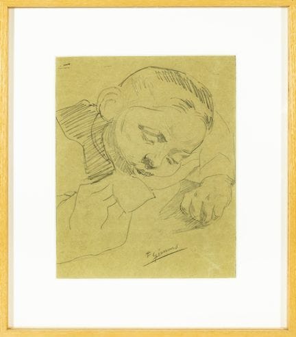 弗朗西斯科·吉梅诺·伊·阿拉萨（托尔托萨，1858年—巴塞罗那，1927年）
纸本铅笔画，29×22