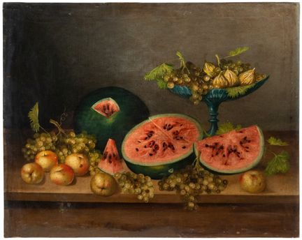 Nature morte à la pastèque – École européenne – XI