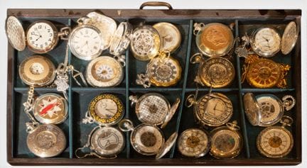 Sammlung von zwanzig Taschenuhren verschiedener Mo