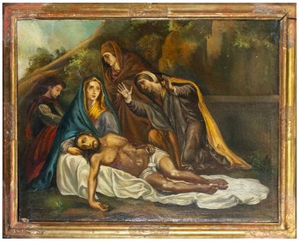 Pietà – Spanische Schule – 18. Jahrhundert
Öl auf 