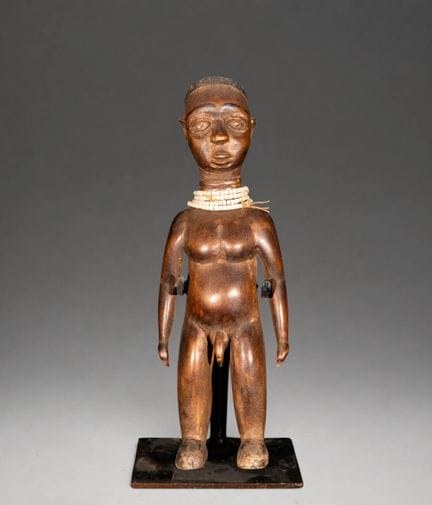 Figura antropomorfa in legno – Scuola africana Yor