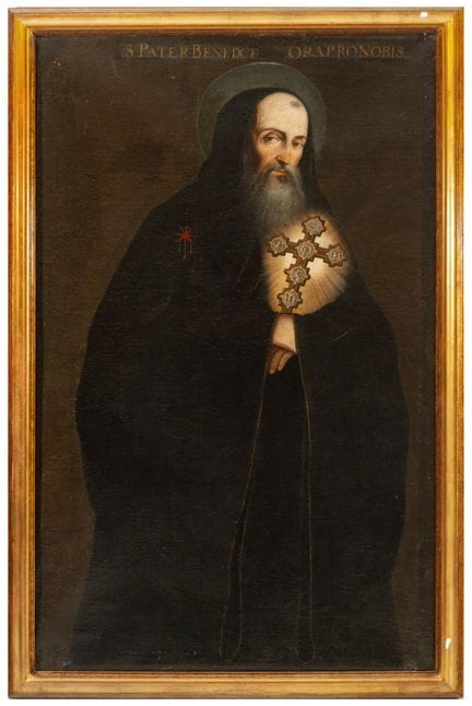 Großes Bildnis des Heiligen Benedikt von Nursia – 