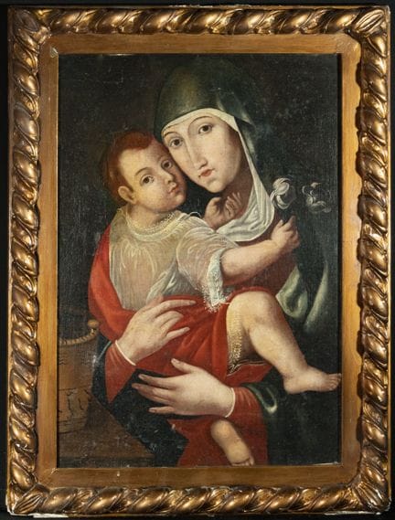 LA VERGINE DEL POPOLO, SCUOLA BAROCCA ITALIANA DEL