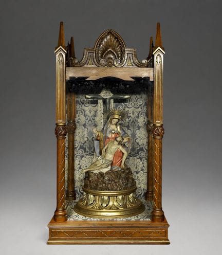 Exquisite Pietà aus dem 18. Jahrhundert – Süditali