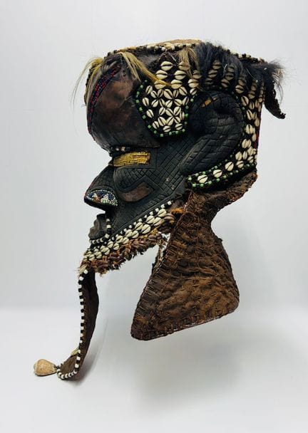 Elmo-maschera Bushoongo. Kuba Congo
Congo. Legno, 