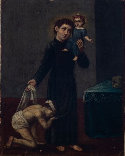 Der Heilige Antonius von Padua mit dem Jesuskind, 