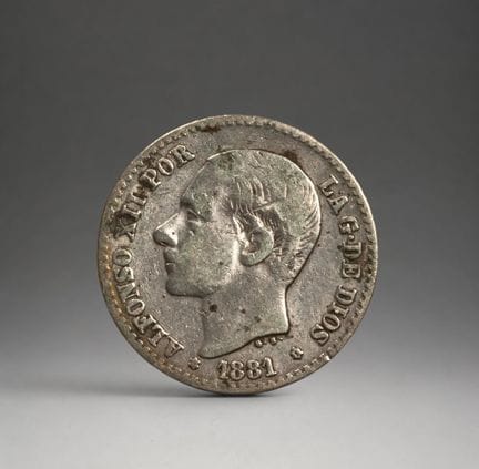 ARGENTO - MONETE - 50 CENT ALFONSO XII
MONETE - NU