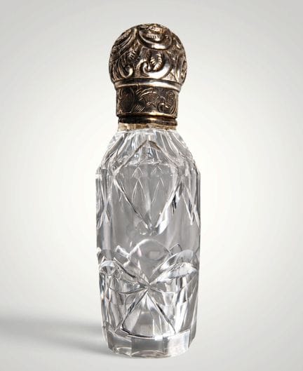 Late 18th-century perfume bottle with silver mount