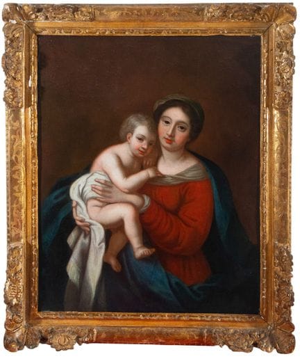 Madonna mit Kind – Italienische Schule des 18. Jah