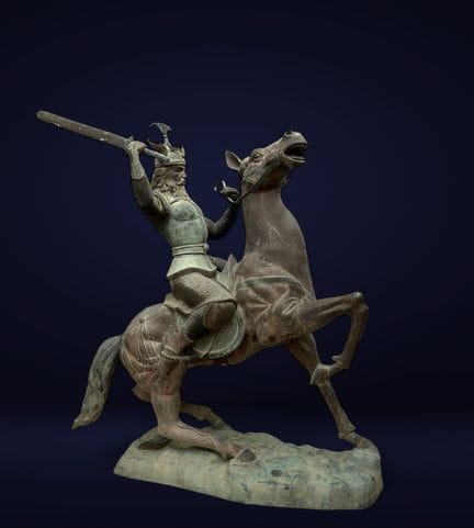 Bronze mit der Darstellung von Jakob I. dem Erober