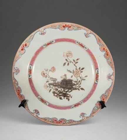 Chinesischer Teller, Ostindien-Kompanie, 18. Jahrh