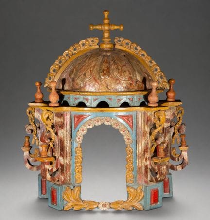 MEXIKANISCHE NISCHE AUS DEM 17. JAHRHUNDERT, AUS H