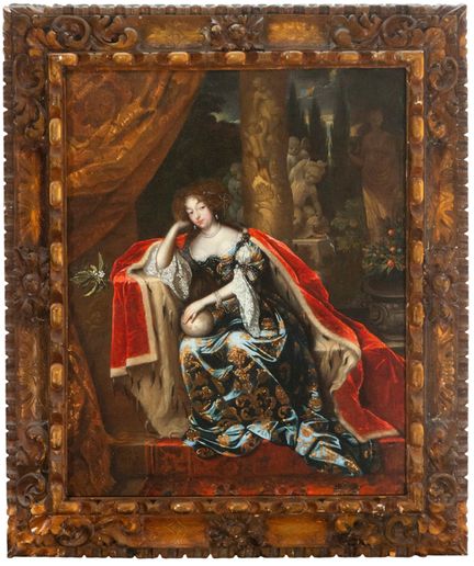 ANNE OF AUSTRIA - 17TH CENTURY FRENCH SCHOOL
Oil o