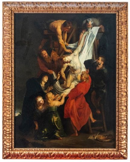 Descent from the Cross, following the style of Pet