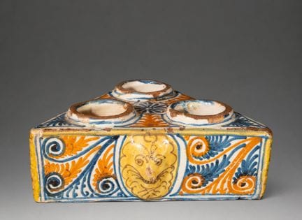 Céramique de Talavera - Encrier en céramique avec 