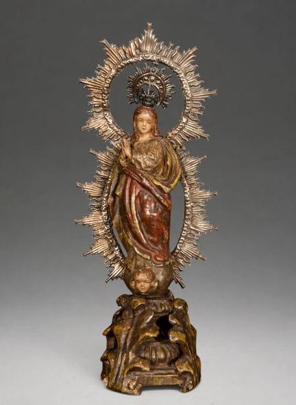 Immaculate Virgin with Silver crowns – Colonial sc
