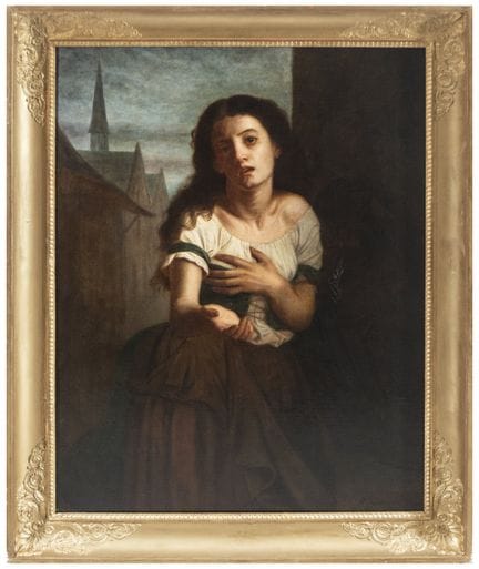 A Beggar Woman, in the style of Hugues Merle (1822