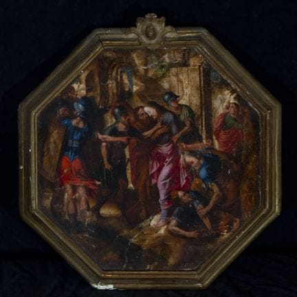 Römische Werkstätten von Jacques Stella, Öltempera