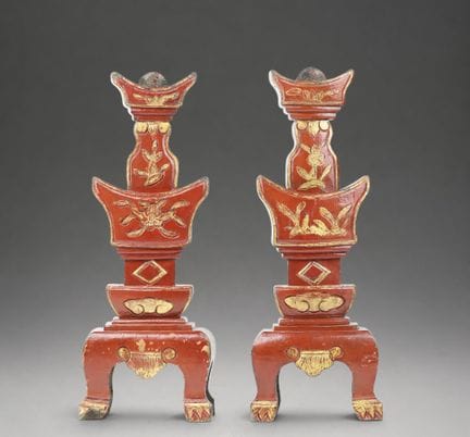 Ein Paar großer und außergewöhnlicher chinesischer