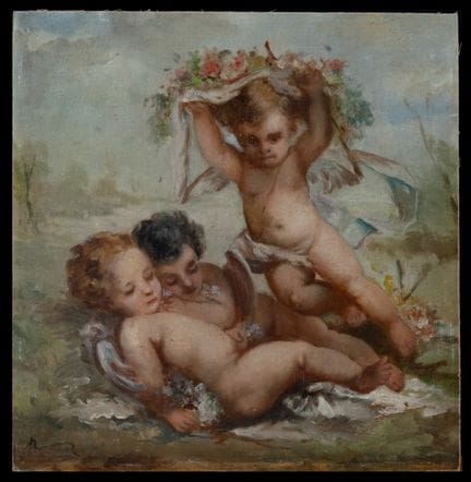„Cherubim“, Gyula Benczúr (28. Januar 1844, Nyíreg
