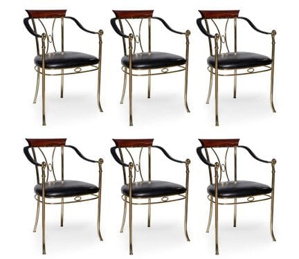 Sechser-Set Stühle, Modell „Swan“ – Manuel Vidal G