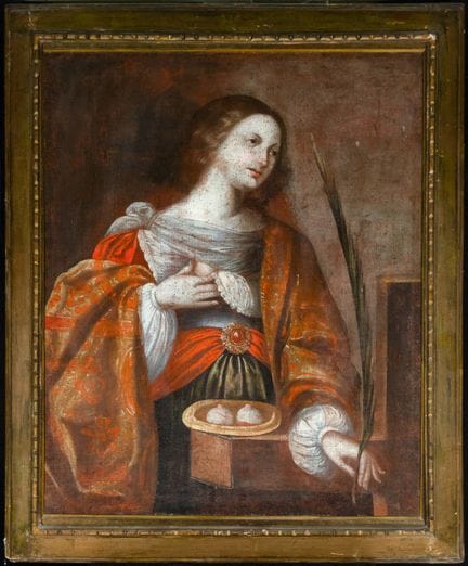 Heilige Agatha, Italienische Schule, 17. Jahrhunde