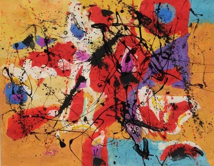 IMAI Toshimitsu
Sans titre, 1958, technique mixte 