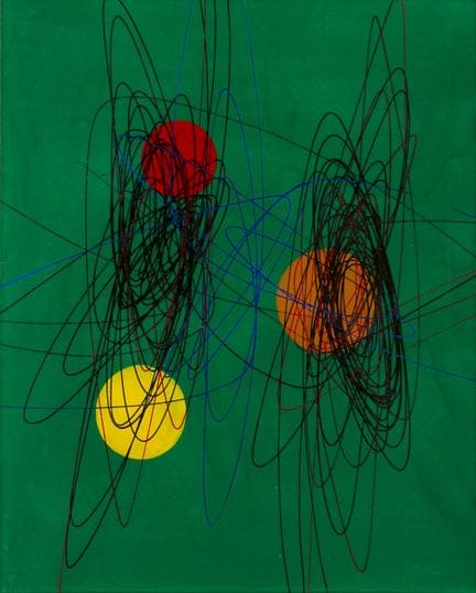 CRIPPA Roberto
Sans titre, 1951, huile sur toile, 