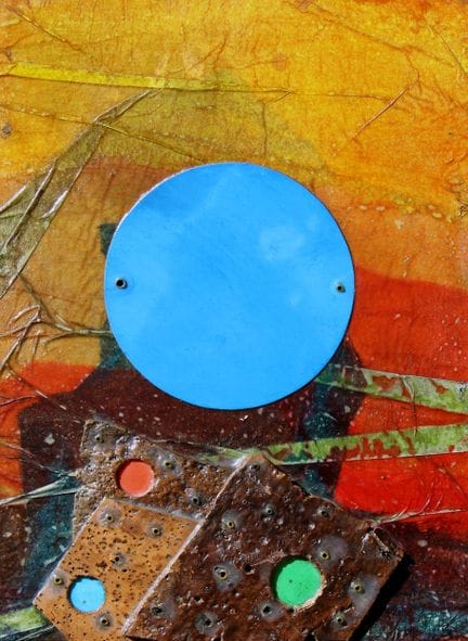 CRIPPA Roberto
Sans titre, 1970, collage et liège 