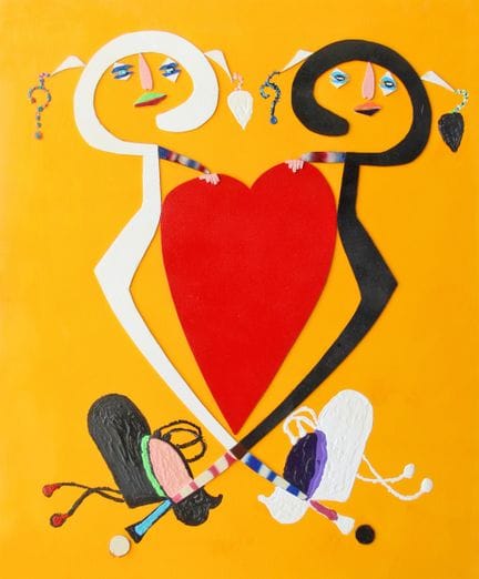 JELASSI Mokhtar
Amour inséparable, 2018, technique