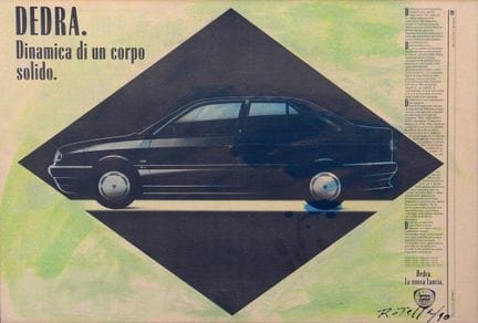 ROTELLA Mimmo
Dedra, 1990, technique mixte sur pap