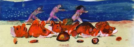 POSSENTI Antonio
Sans titre, 1995, huile sur bois,