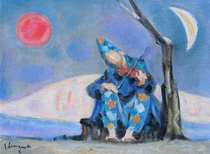 LONGARETTI Trente
Le violoniste pauvre, 1997, huil