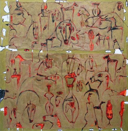TSIARAS Philip
Trojan horses, 1997, collage et tec
