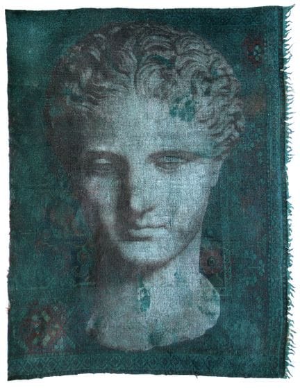 PIGNATELLI Luca
Tête de femme, 2019, huile sur tap