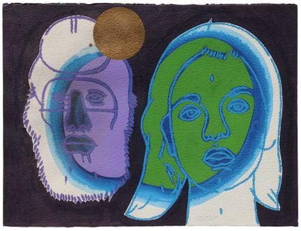 POZZATI Concetto
Sans titre, 2001, technique mixte