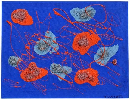 TURCATO Giulio
Composition florale, années 70, hui
