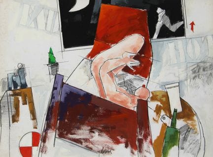 TADINI Emilio
Sans titre, technique mixte sur papi