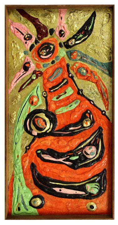 ARAI Toshio
Sans titre, 1963, peinture à l'huile e