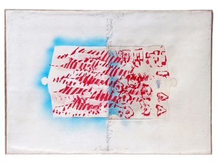 BOETTI Alighiero
Sans titre (Espadon), 1988, pocho