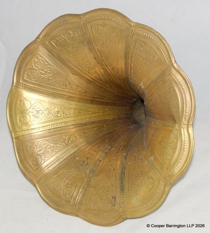 Vintage-Lautsprecher im Stil eines Grammophon-Tric