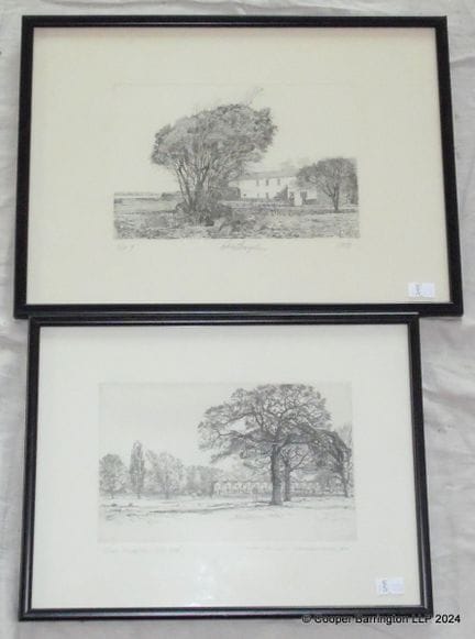 H.N.Eccleston OBE Kingston Vale 1948 Radierung
Har