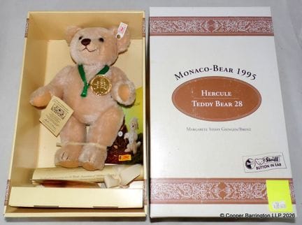 Ours Steiff Monaco 1995 « Hercule » – Édition limi