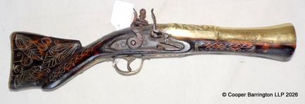 A 19thc Ottoman-influenced Blunderbuss Pistol
A 19