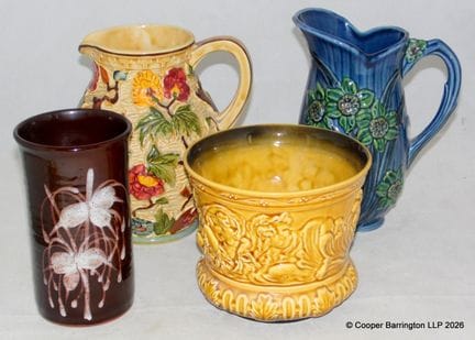 Vintage H.J.Wood. Denby. Tenby &amp; Sylvac Kerami