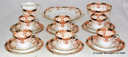 George Warilow Rosina Queen's China Teeservice
Geo