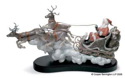 Figurine Lladro rare, signée par l'artiste, « Sant