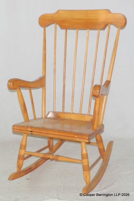Vintage Windsor Rocking Chair in Beech.