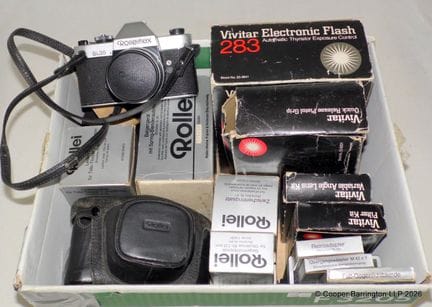 Rolleiflex SL35 相机套装
Rolleiflex SL35 相机及卡尔·蔡司 Plan